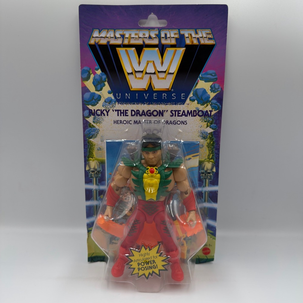 Masters of the WWE Universe Ricky The Dragon Steamboat‎ Action Figure Mattel NEW